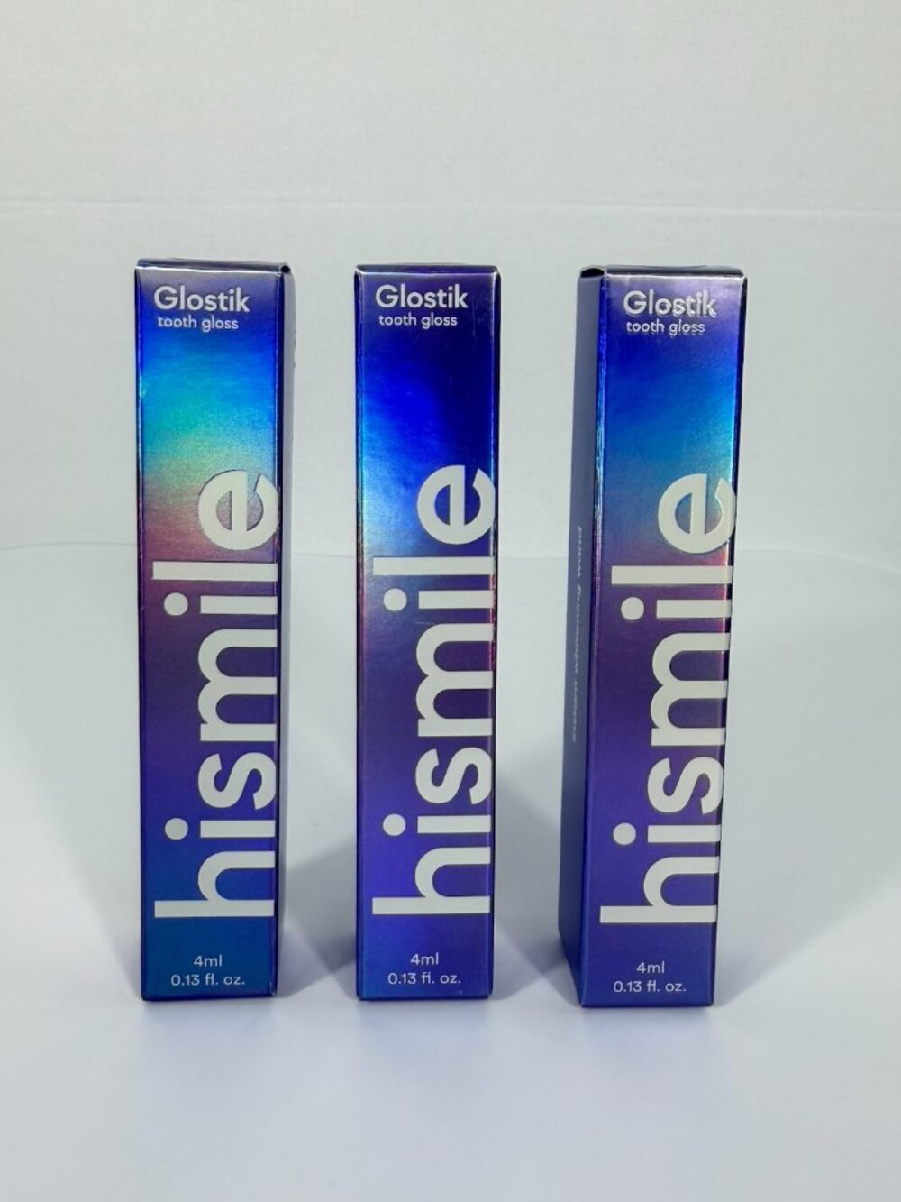 Hismile Glostik Tooth Gloss 3 Pack 4ml Full Size NEW Sealed TikTok Viral